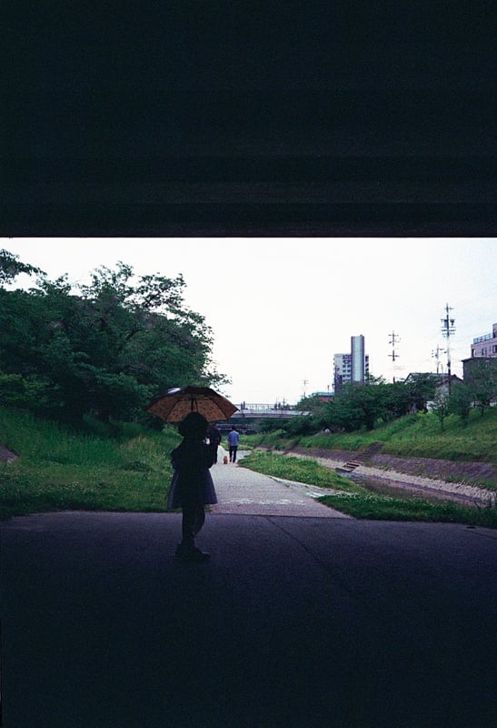 雨が降ってもお日様出ても傘をさすらしいよ