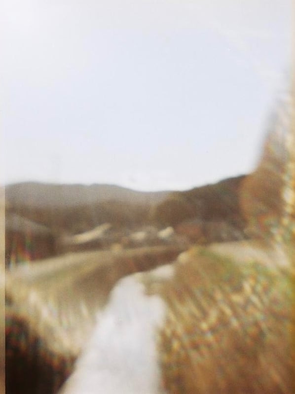 学校の校門から5歩で見える景色
ピントが合ってないけども…