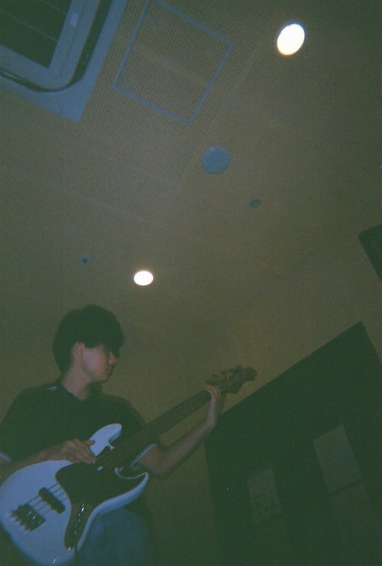 このバンドでの初ライブに向けて練習していたあの頃…