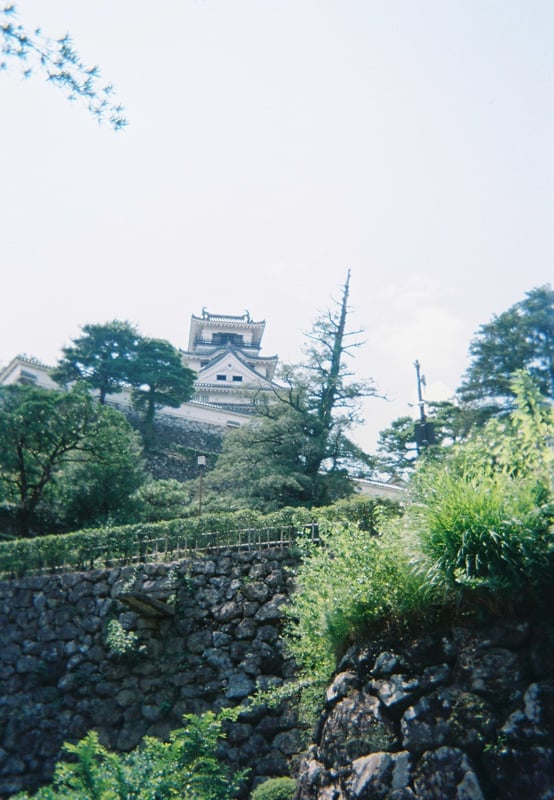 2025年8月。高知城